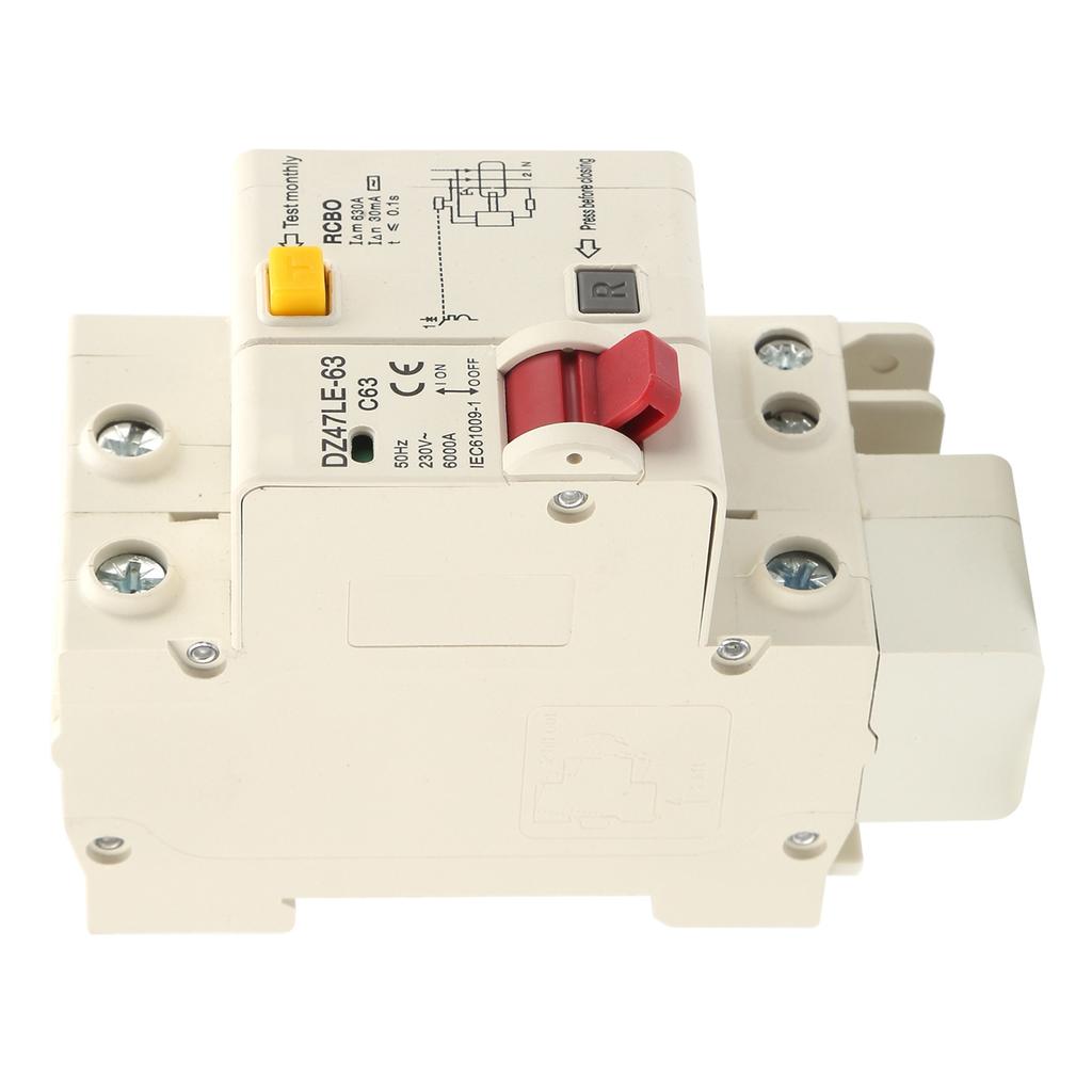 DZ47LE63 1P+N Miniature Circuit Breaker Household Leakage Protection Circuit Breaker