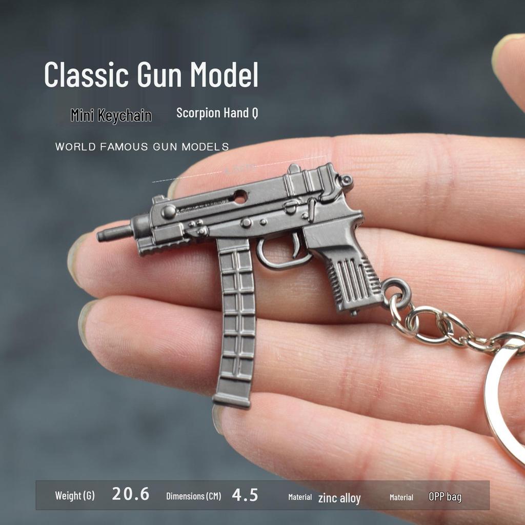 PUBG Winner Winner Chicken Dinner Keychain Scorpion Hand Metal Toy Pendant Model Craft