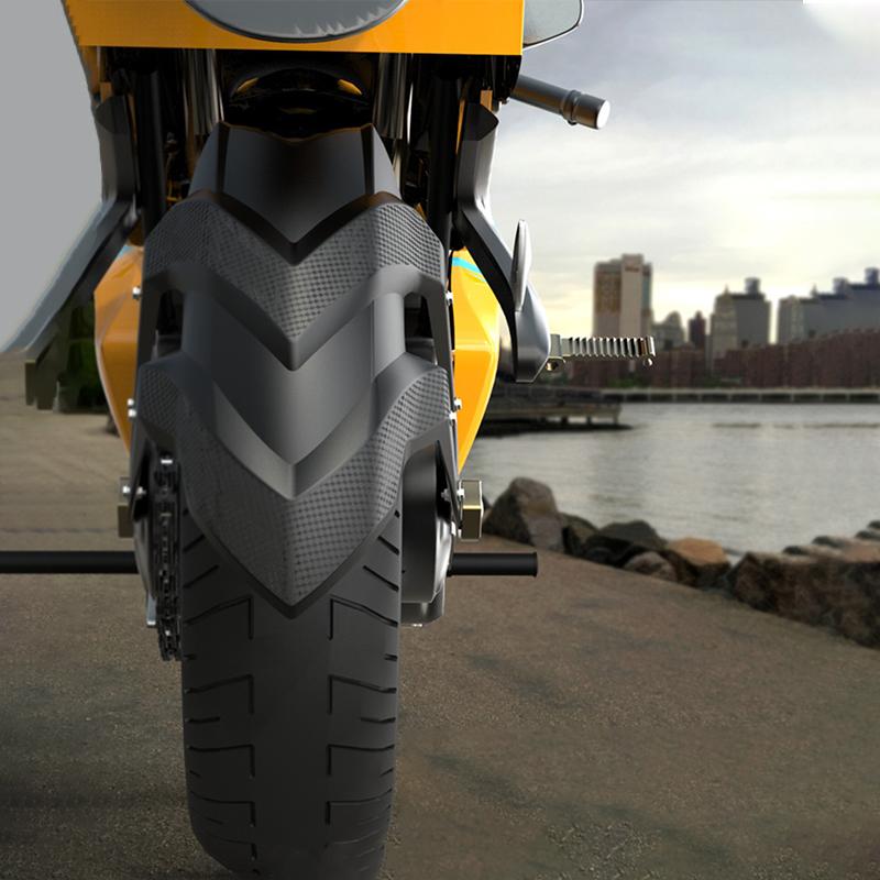 Universal Motorrad Hinterradabdeckung Kotflügel Radabdeckung Schutzblech Halterung Kotflügel Spritzschutz Hinterer Schmutzfänger PP Moto Motorradzubehör
