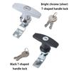 Universal RV T-Handle Door Lock with 2 Key Camper Door Latch Cap Lock Truck Cap Topper Camper Shell Locking for RV Caravan Truck