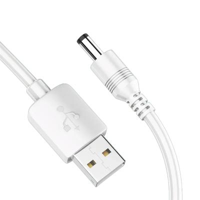 1 Meter USB auf DC5.5x2.1mm Ladekabel mit Vollkupferdraht für Ventilator Soundbox Tischlampe Spielzeug Taschenlampe Zahnbürste