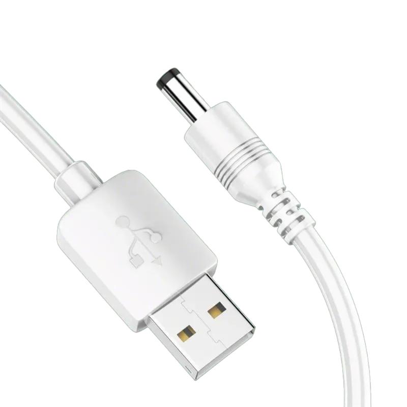 

1 Meter USB to DC5.5x2.1mm Charging Cord with Full Copper Wire for Fan Sound Box Table Lamp Toy Flashlight Toothbrush 1