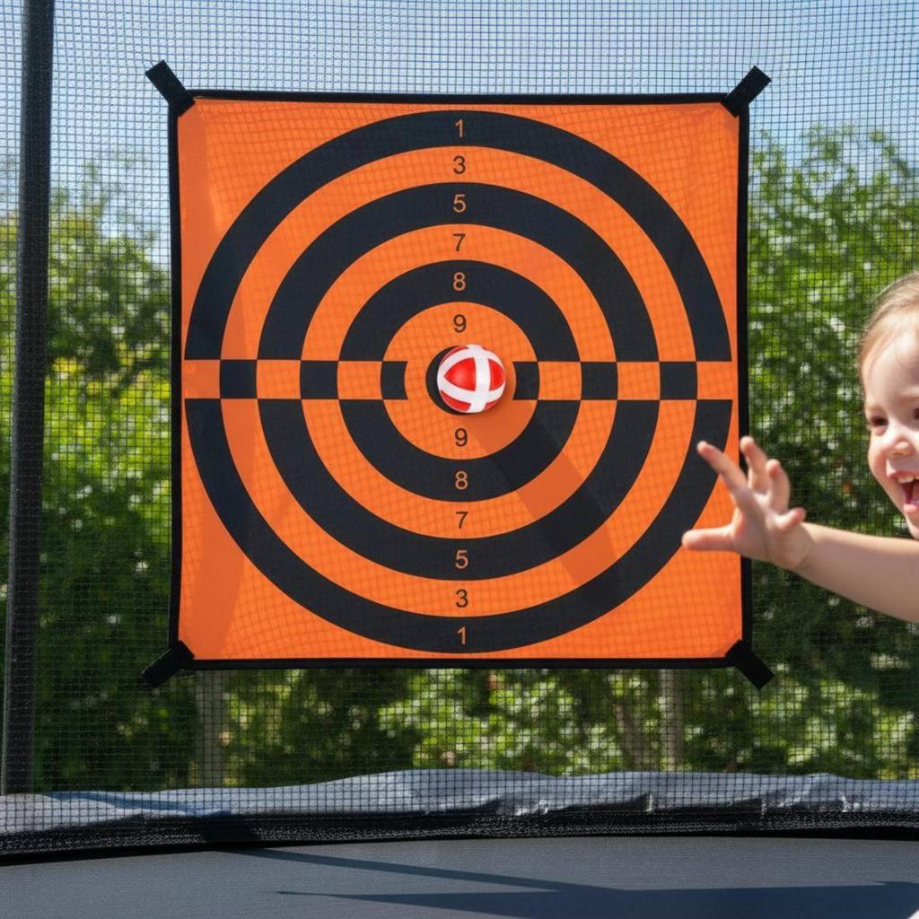 Trampoline Target Board Strong Throwing Toy Family Fun