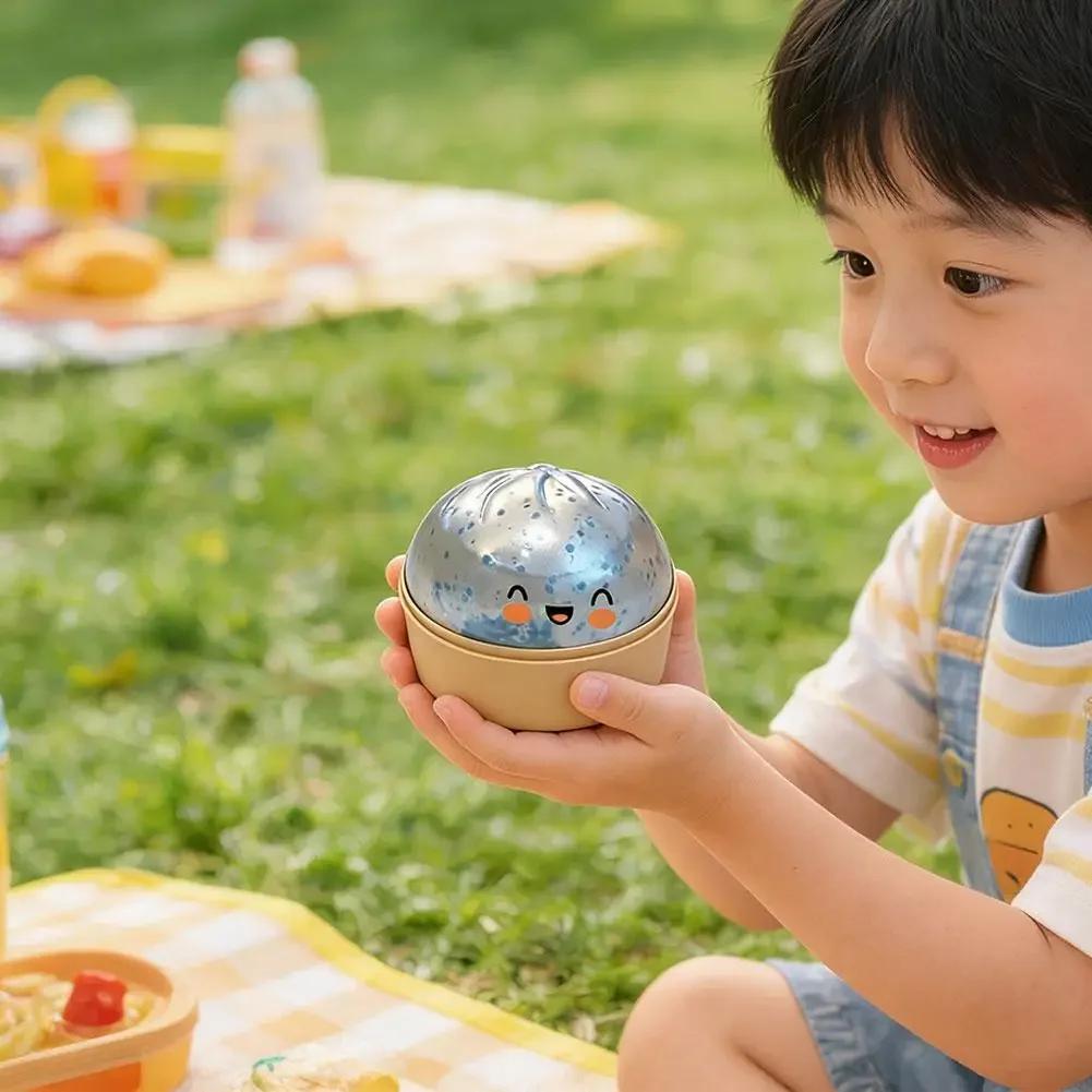 Simulation Flash Dumpling Pressure Ball Slow Rebound Soft Pinch Decompression Toy, Office Home Decor for Kids Adults Gifts Amagi