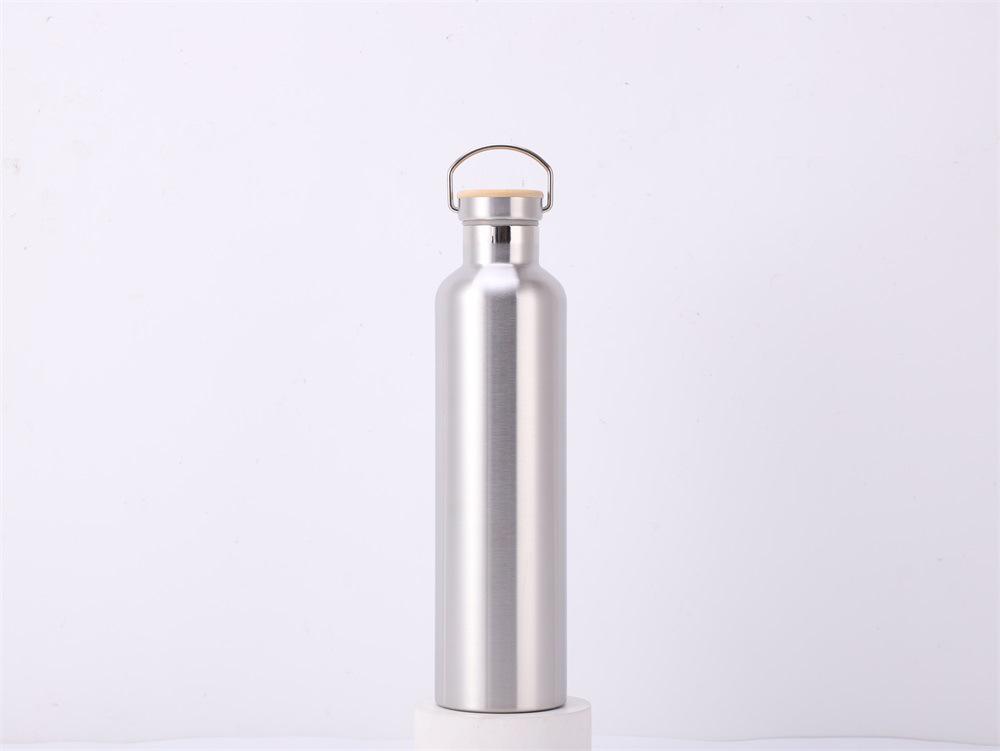 304 American Style Wide-Mouth Insulated Stainless Steel Kettle, Large Capacity, Double-Wall Sports Water Cup for Outdoor Cycling