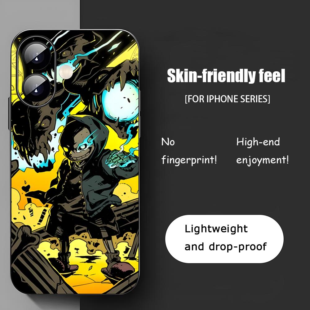 Popular Pixel Game Undertale Phone Case For iPhone 16 15 14 13 12 11 X XR XS 8 Plus Mini Pro Max Soft black Shockproof Cover