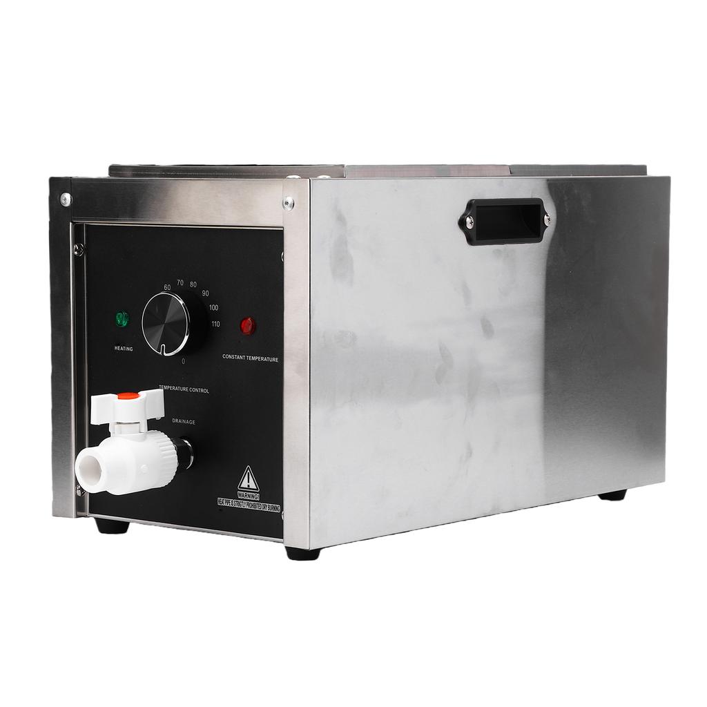 2 Holes Commercial Electric Pasta Cooker with 2 Pasta Strainers Stainless Steel 10L for Restaurant Dumplings Wontons