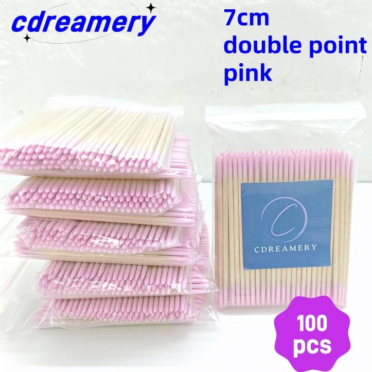 100/2400/5000pcs Double Side Wood Cotton Swab Eyelash Sticks Cleaning Swabs Nails Ear Toothpicks Tattoo clean,Tattoo Accessories