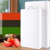 YuZhou White Antibacterial Anti-mold PE Plastic Cutting Board