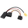Car Radio Auxiliary Cable MINI 6 Pin Aux Adapter Cable Convenient Stable Sound Connection Enjoy Immersive Music Durable