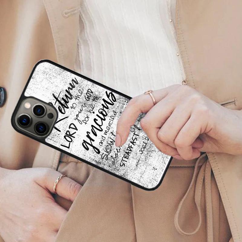 

Christian Bible Verse Jesus Cross Religion Magnetic Phone Case For iPhone 17 Air 16 14 13 12 Pro Max 15 Plus MagSafe Cover iPhone 13mini