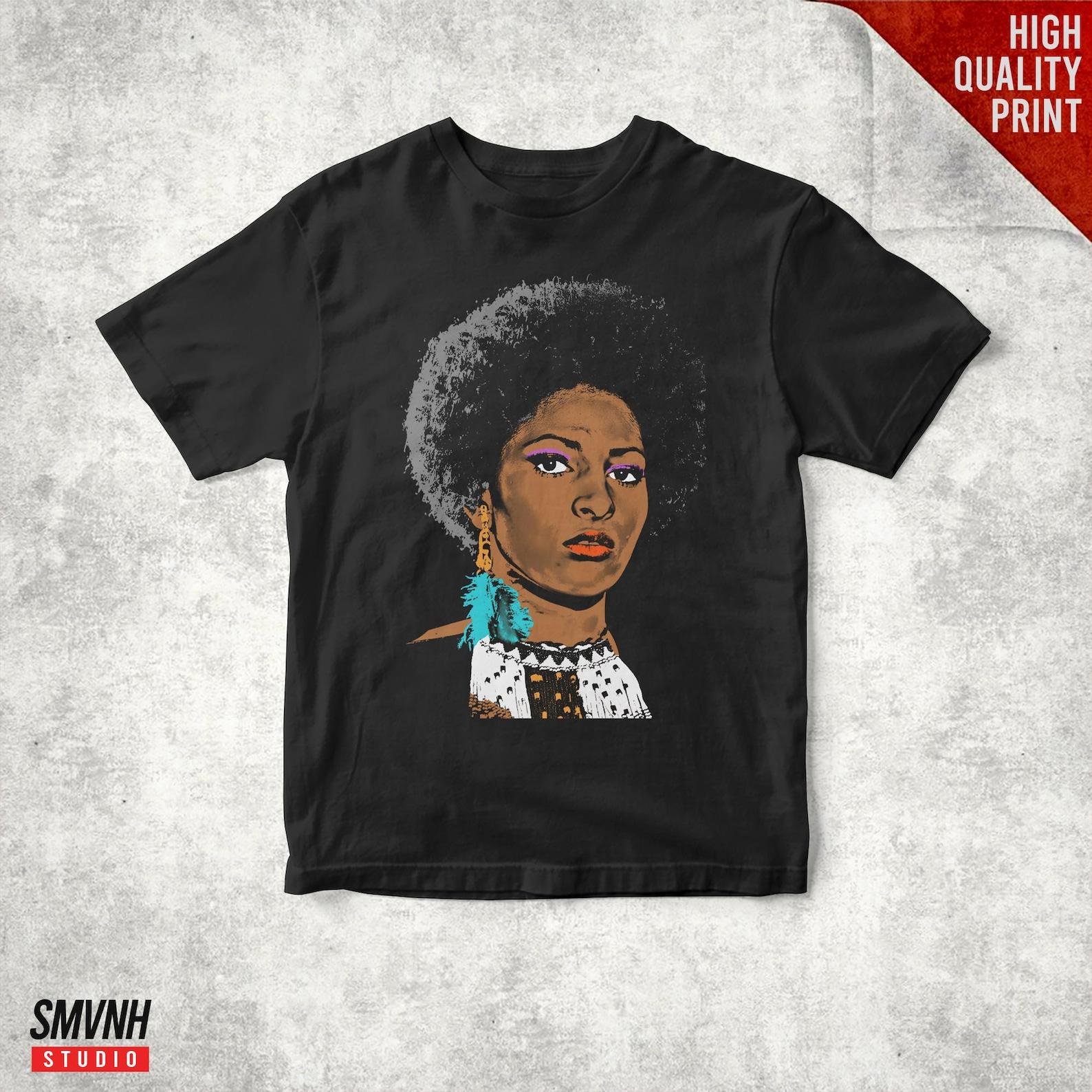 Vintage Pam Grier 70s Unisex T shirt XL