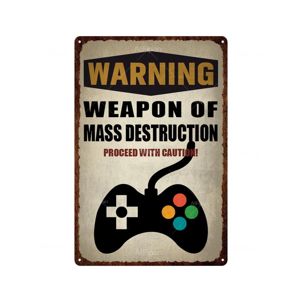 Vintage Warning Tin Sign  DO NOT DISTURB Metal Decorative Plaque Iron Painting Wall Decor for Man Cave Room Cafe Park