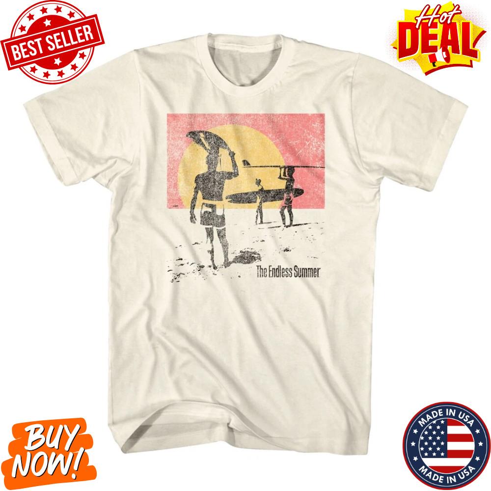 Endless Summer Inspired Vintage Surf Movie  T-Shirt Retro Beach Style Graphic T Unisex T-Shirt L
