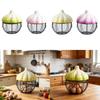 Kitchen Supplies Ceramic Holder Fruit Basket for Garlic Ginger Egg Storage Basket Farmhouse Decor