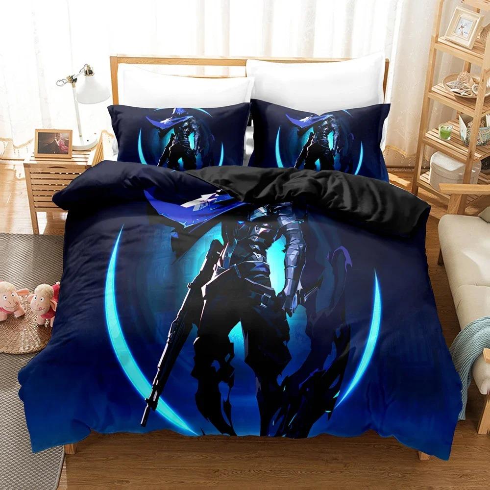 Modische 3D Fearless Contract Bettwäschesets Bettbezug-Set mit Kissenbezug Twin Full Queen King Bettwäsche Bettwäsche