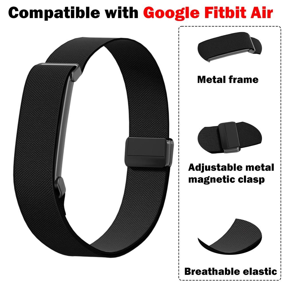 New Nylon Weave Arm Band for Google Fitbit Air Bicep Bands Fitness Tracker Band Magnetic Wristband for Google Fitbit Air Strap
