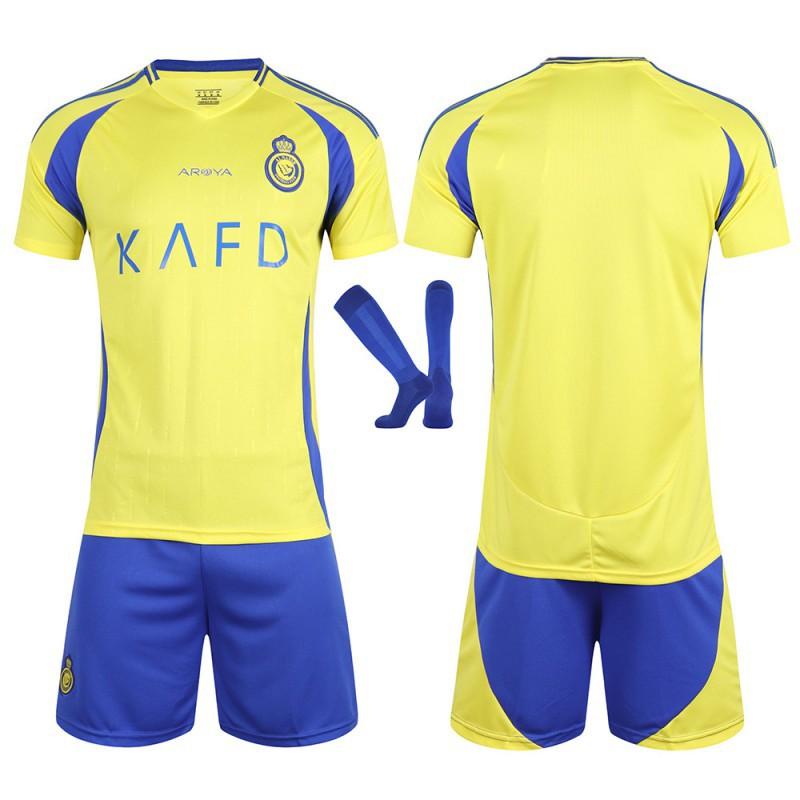 2425 Riad Victory Trikot Nr.. 7 C Ronaldo 10 Manet Erwachsenen Kinder Herren Damen Fußball-Trikotset Neue Ausgabe