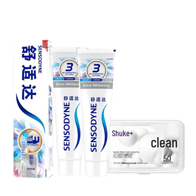 

Sensodyne Whitening Sensitive Toothpaste & Floss Kit