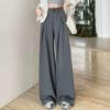 2026 Spring/Autumn High Waist Lace Suit Straight-Leg Pants