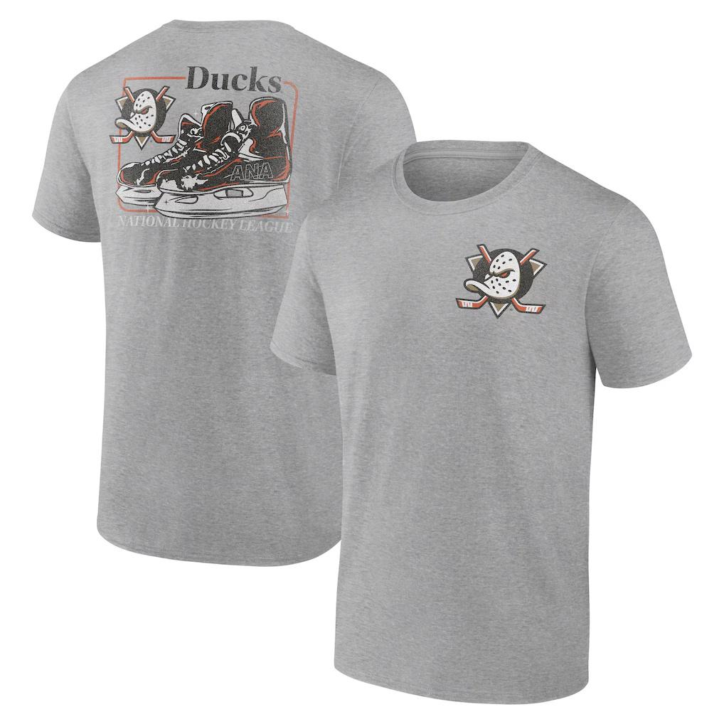 Anaheim Ducks Fanatics Unisex LA Strong TShirt Men and Women Fashion Summer Comfortable Streetwear Short Sleeve Vintage Tee S