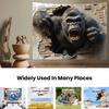 Angry Gorilla Climbing Out of A Hole Tapestry Wall Hanging for Hippie Aesthetic Room Decor Psychedelic Home Wall Decor Yoga Mat
