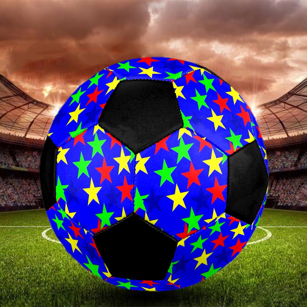 1pc Colorful Star Durable Soccer Ball/Football, Size 5, Perfect for Training, Entertainment And Competition,Gift Yy26060669