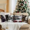 45X45Cm Christmas Tree Decoration Ball Pillowcase Bedroom Cushion Cover 100% Polyester Living Room Cushion Pillowcase Home Decor