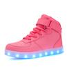 Fashion New Size 25-46 Children Adult USB Charging Glowing Kid Luminous Sneakers for Boys Girls Men Women Led Casual Walking Light Shoes