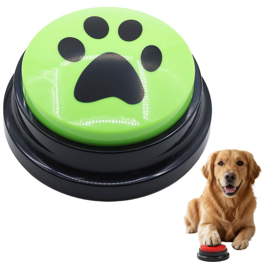 5colors Dog Cat Communication Buttons Voice Recording Button for Pet Training Buzzer 30 Second Record Playback Interactive Pet T