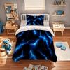 Lightning Duvet Cover Set Digital Print Bedding Set Microfiber Soft Quilt Cover for Bedroom Home Decor No Filler