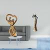 Valentines Day Lovers Figurine Sculpture Anniversary Gift for Girlfriend Family Male African Tribal