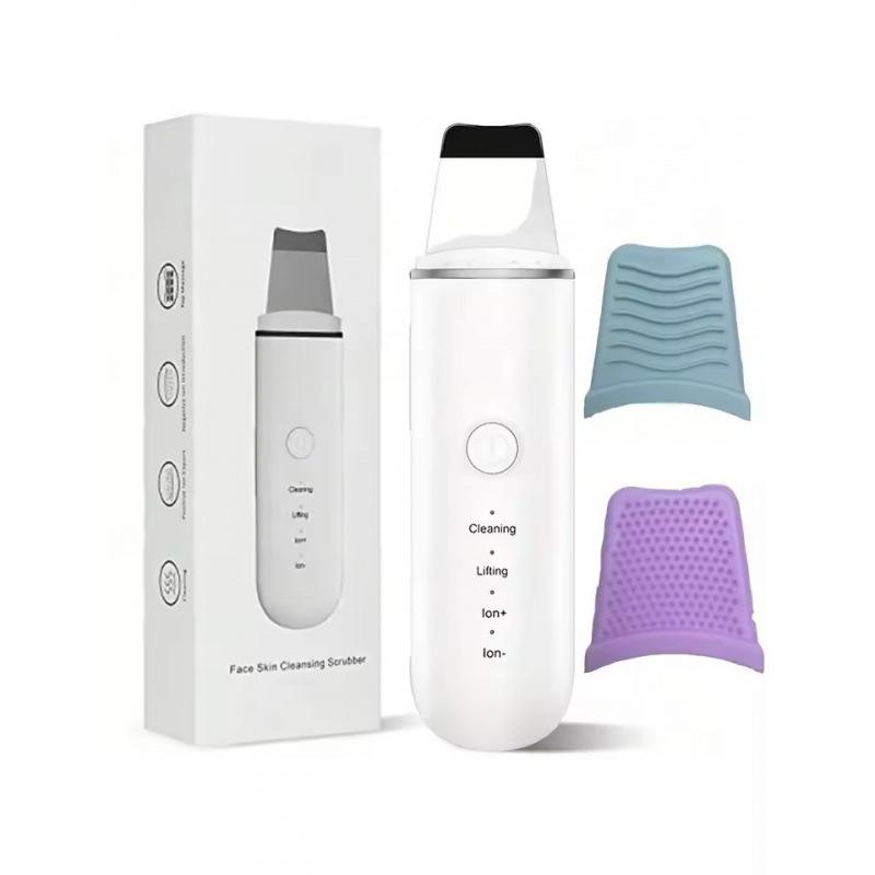 Ultrasonic Skin Scraper Facial Cleanser Blackhead Remover Beauty Device English Version
