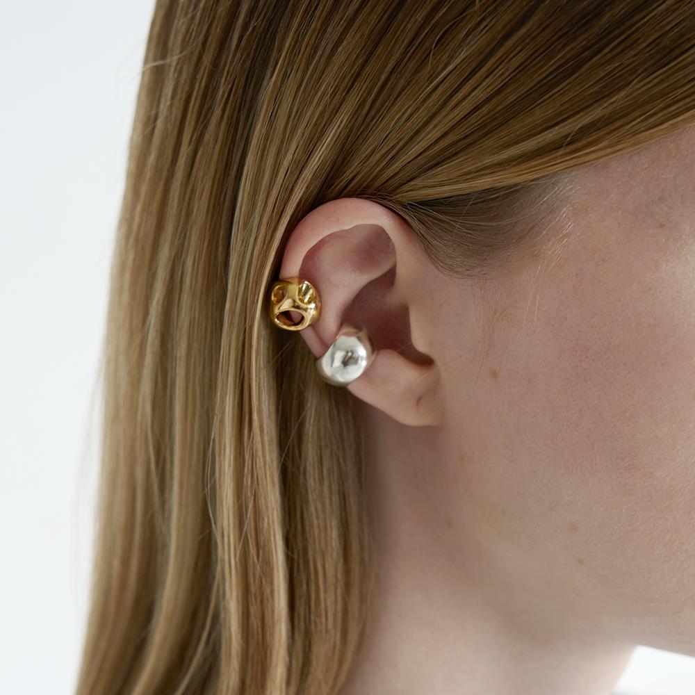 Still Instant Round Hole & Forms - Ear Cuff 02 (2Colors)