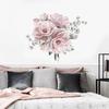 Peony Flower Wall Stickers, Vintage Flower Wall Stickers, Flower Wall Sticker, Decorative Peony Wall Stickers, Peony Wall Sticker, Mural Bedroom Backg