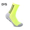 1 Pair Sports Socks Anti-slip Silicone Bottom Mid-tube Sweat Absorption Fine Knitting High Elasticity Daily Wear Football Basketball Calf Socks