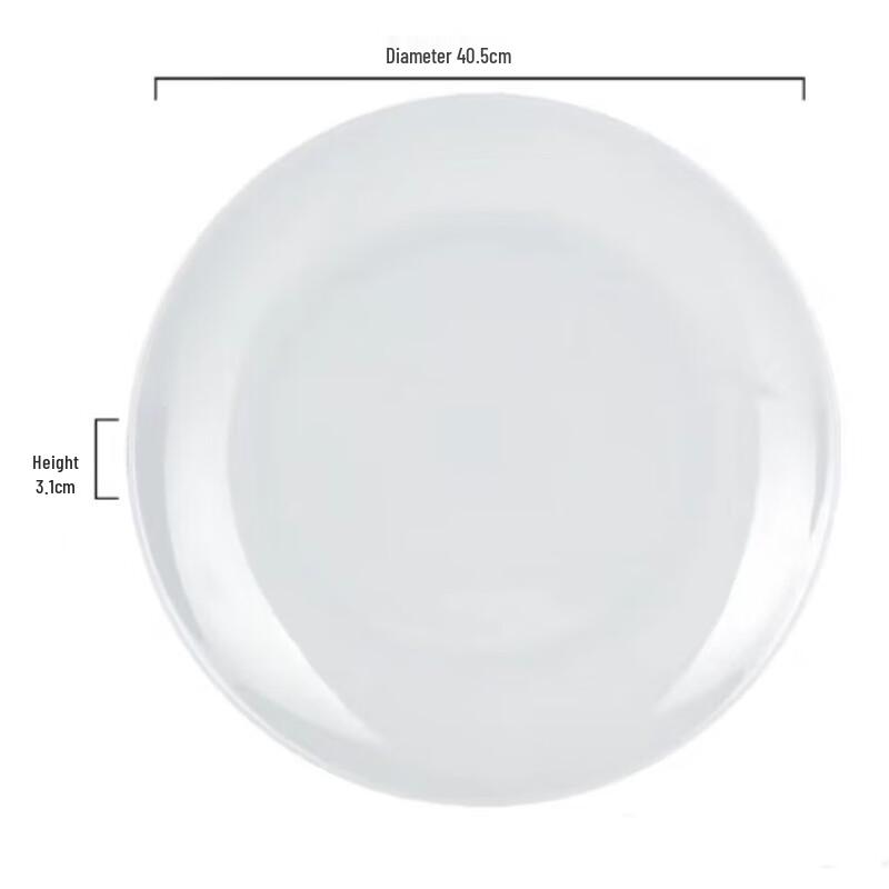 16-inch Melamine Moonlight Dinner Plate
