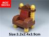 MOC Blocks Sofa Home Furniture Chair Desk City Model Learning Construction Bricks Figures DO IT YOURSELF Toy Ideal For Children Gift Idea
