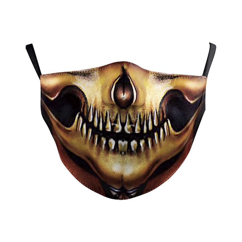 Funny Digital Print Cotton Face Mask Fashion Creative Dustproof Reusable Daily Protective Face Cover