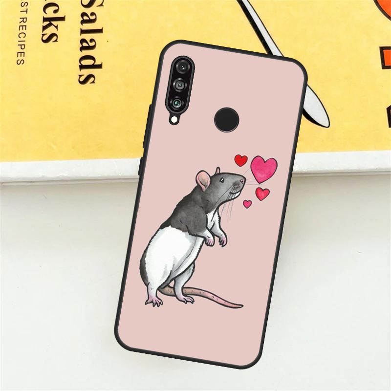 Mouse Rat For Huawei Nova 3i 7i 8i 11i Y60 Y70 Y90 Y61 Y91 Nova 11 9 10 SE P30 Pro P20 P40 Lite Case