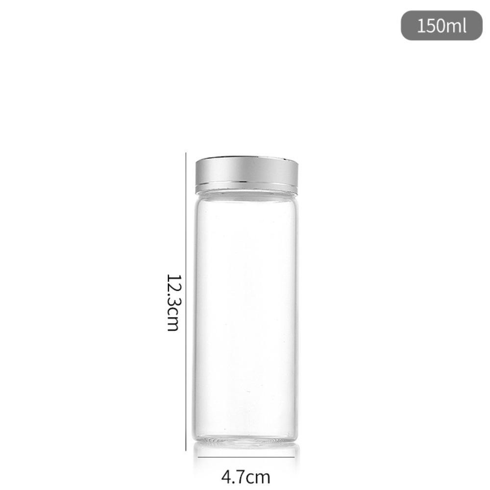 Mini Frascos de Vidro Selados Vidro Transparente Lata Selada Garrafa de Armazenamento de Vidro Durável