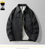 Herren Schwarze Lässige Revers Daunenjacke - Winter Kältebeständig, Warm, Lockere Passform
