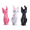 4Pcs Cute Cats Plastic Clothes Pegs Clothespins Cartoon Beach Towel Clips Bed Sheet Socks Windproof Laundry Pins