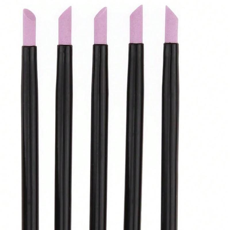 

Набор из 5 шт. ручек для маникюра из кварца и керамики для резьбы и полировки. Гель-лак для ногтей на пальцах ног. Натуральные материалы. Инструменты для ногтей для накладных ногтей, маникюра. чёрный