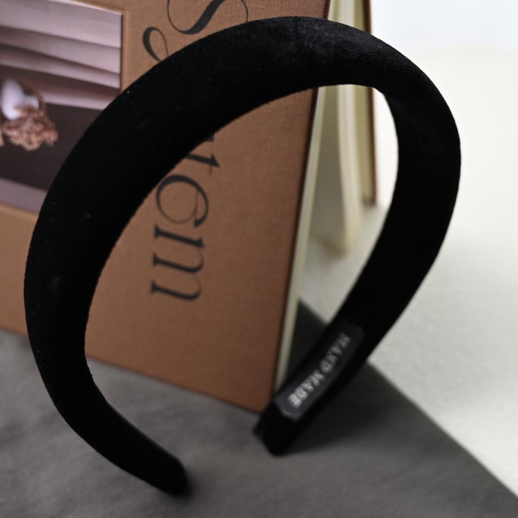 High Grade Dark Red Velet Autumn Winter Hairbands for Girls and Women Headwear Hair Bands Hair Accessories