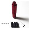 Red Car Automatic Gear Stick Shift Knob Shifter Lever With Button Aluminum Metal