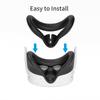 New High Quality Soft Comfortable Anti Sweat 3S VR Accessories Face Mask Pad Silicone Face Cover For Meta Quest 3S