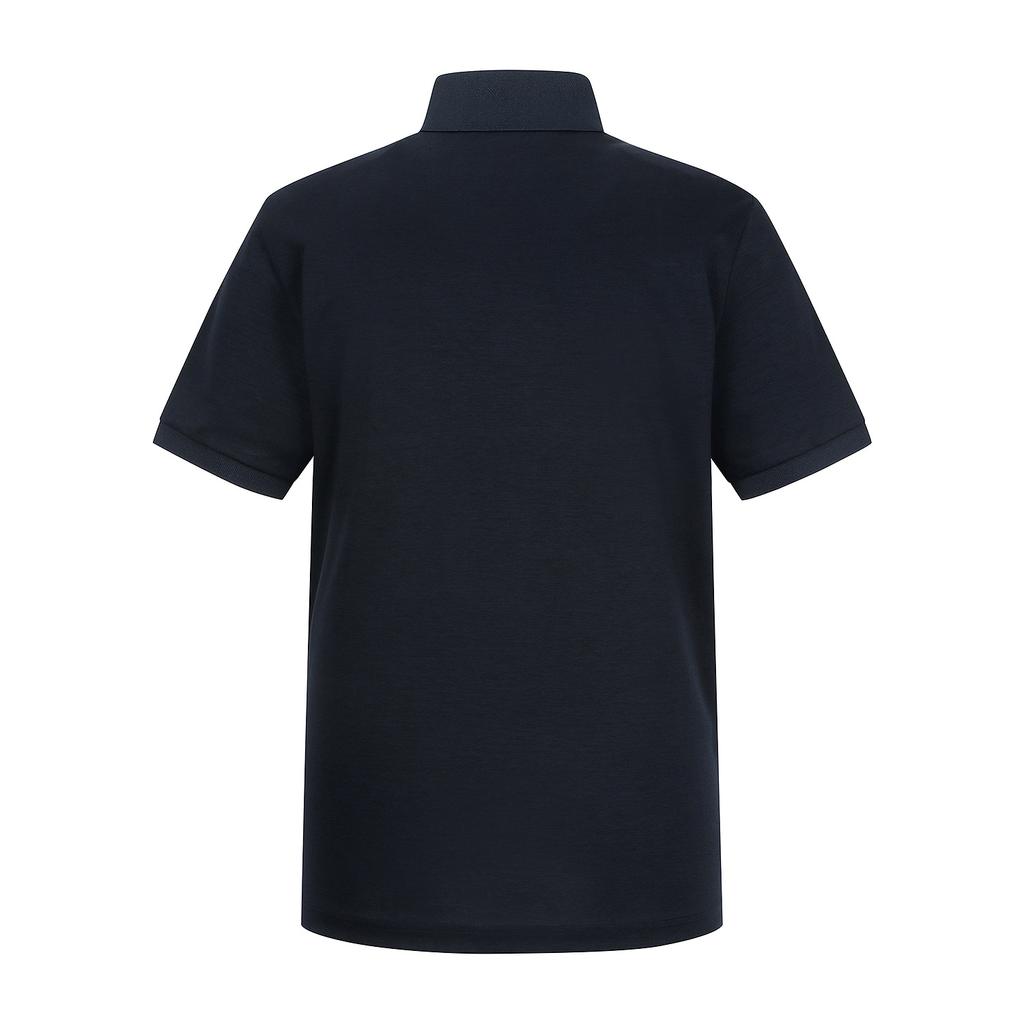 MARTINE GOLF Silket Polo Shirts_Navy (Men)