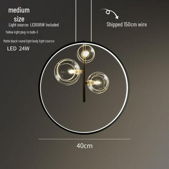 Modern Nordic Pendant Light for High-End Bars, Restaurants, Coffee Shops, Staircases, and Bedrooms