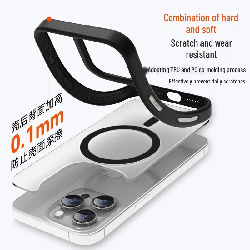 Mr. Blue Ape Skin-Feel Magnetic Phone Case for iPhone 16 Pro Max